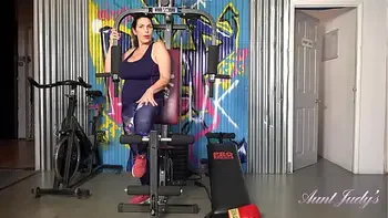 AuntJudys - Busty Mature Icon Josephine James' Very Hot Workout
