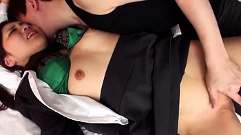 Sensual Arch Back Nude Tease on Hotel Bed