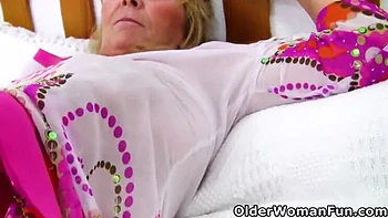 British Granny Isabel Fingered & Fondled Until She Masturbates to Orgasm