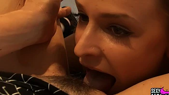 Hot lesbians Emma Hix and Mirabella Amore having fun on the bed