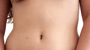 Amateur busty brunette masturbates and does hand job