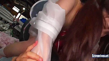 Kaise Akari Gets Rough Sex In Warehouse Old Guy Fucks Her