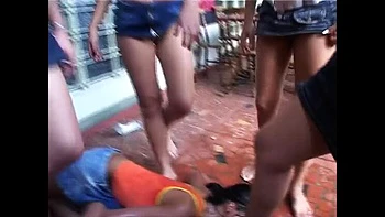 Lesbian Piss Domination: Rosa Maria Dominates Girls with Foot Worship & BDSM