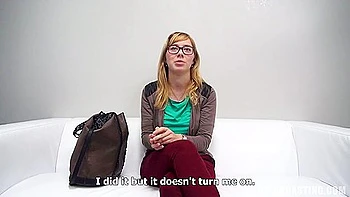 Amateur Teen 18+ With Glasses Takes One-eyed Snake