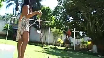 Busty brunette: Blowjob, Doggy  Cowgirl Porn