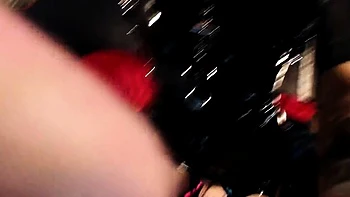 Pink labia close up of naive brunette