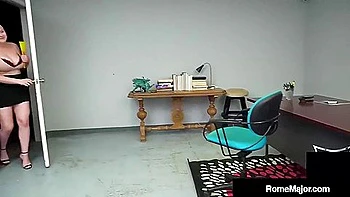 Rome Major And Riley Nixon In Blonde Trailer With Tempting And From