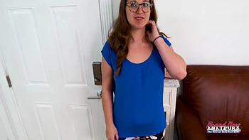 Nerdy Brunette Cutie Gets Her Pussy And Butt Hole Deeply Fucked! With Kay Lee