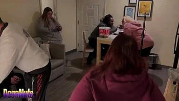 Foxy Kitty Big BBW Lesbian Orgy with BBC - Doggnuts Part 1 Camera 2 - Huge Natural Tits & Ass