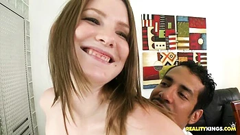 Good doggy style hardcore anal fuck with a big-bottomed Holly Love