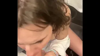 Sex after party in toilet club blowjob