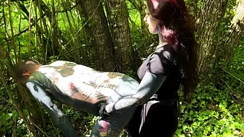 Mistress Lunatika - Forest Pegging Fisting