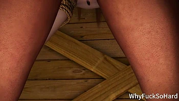 3D BBW Hot Asian MILF Have Her First Time Bsm Sex