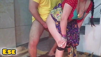 Desi Aunty Big Natural Tits Doggy Style Fucking - Homemade Indian MILF Rough Sex