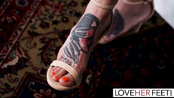 Passionate Alex Jones and Rocky Emerson - sandals action - Love Her Feet