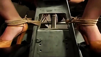 Hot MILF Tied Up For Extreme BDSM Tit Punishment