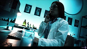 Mind control sex video with temperament Clemence Audiard and Milan Cheek from Parasited