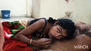 Desi Couple Hot Bedroom Sex - Amateur Indian Blowjob & Cowgirl Doggy Style