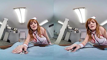 Redhead vr: Cowgirl, Missonary  Big Tits Porn