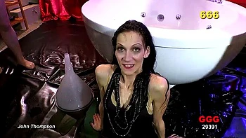 German College Babes Swapping Piss in Hardcore Gangbang - Cony Clay & Aymie Eng