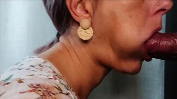 Arrow & Petra Close Up Glory Hole Blowjob - Big Cock Cum Swallow Deep Throat