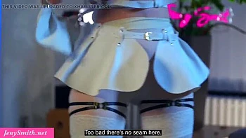 Hot MILF Jeny Smith Flashes Tits & Pussy to Guy - Will They Jerk Off Together?