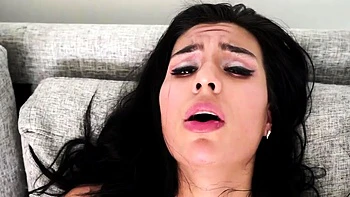 Brunette Cassandra Sucks and Fucks POV Style