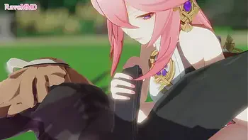 Yae Miko can't resist this Hilichurls Cock!