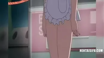 Just An Apron And A Dog Collar On My Sex Slave