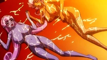 Anime tetona follada duro con mamada profunda y creampie