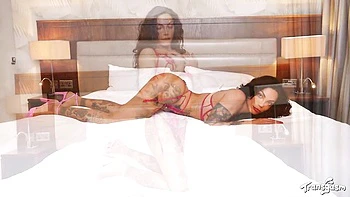 Janny's big tits scene by Grooby Girls