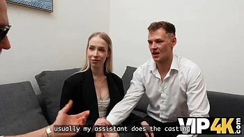 Hot Blonde Amateur Casting Interview - Stanley Johnson Fucks Nata Ocean Hard in HD 1080p