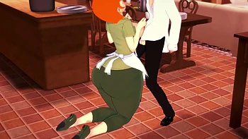 Suce de milf dans Dexter - dessin animé porno