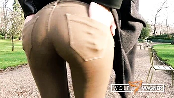 Brunette Teen Fucked Hard in College Anal