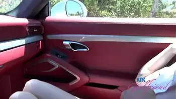 Mazy Myers Amateur babe gets a driving lesson, gets pussy played with and sucks cock in the car GFE POV