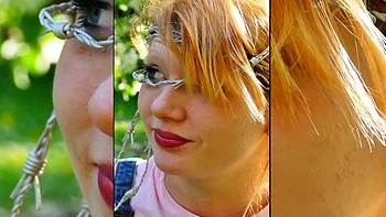 Блондинка-подросток Камилла с кончей на сосках