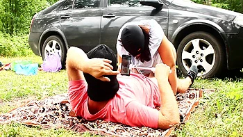 Жесткий индийский трах в лесу