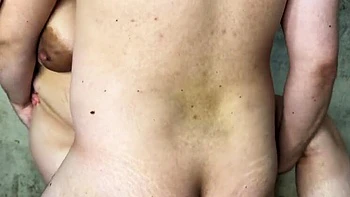 Shy Chubby MILF Mari Double Penetrated Bareback Creampie