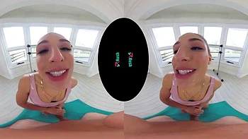 Abella Danger folla a pelo en POV cowgirl con juguetes