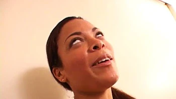 Black Babe Sucks Cock in Hot POV Blowjob