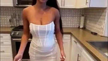 BBW Amateur creampied: Blasen, Doggy und Missionarsfick