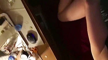 Deepthroat Blowjob at Bar, Anal Fuck at Home POV