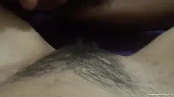 Cute girlfriend sucks cock then has hairy pussy fucked