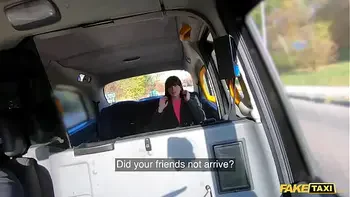 Fake Taxi Hot Italian babe loves taking a big cock down her throat and gags