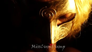 MILF blonde suce en POV et avale