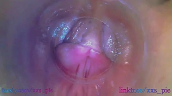 Фетиш cumshot крупным планом на киске