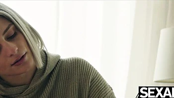 Francis X and Christy White suck nipples, ride cock