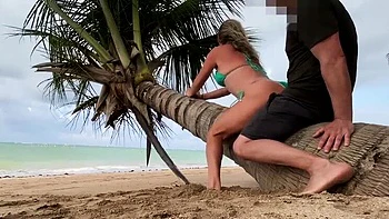 MILF Teases Stranger, Takes Big Cock Anal Publicly