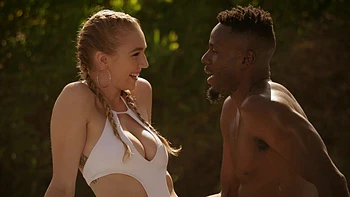 Big black cock for Kendra Sunderland and hot babes