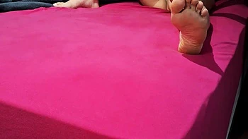 Sie wichste sich verführerisch bei der Massage